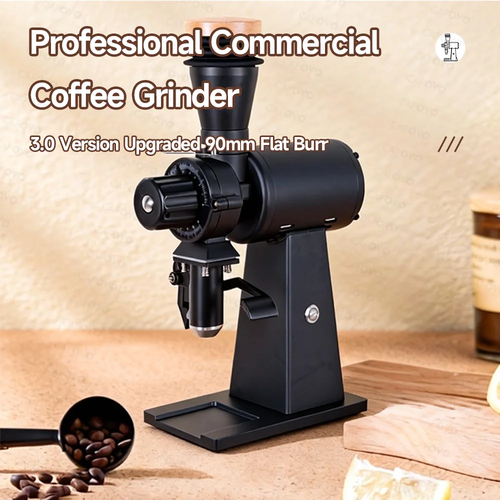 Coffee Grinder Burr Flat - CAFOVO G290F Prosty Młynek do Kawy